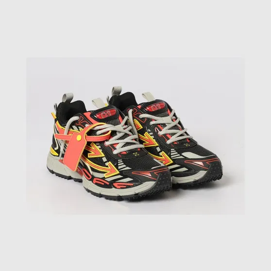 Off-White Be Right Back Mesh and Rubber Sneakers Black (OMIA295S26FAB0051026)