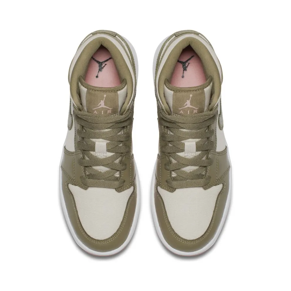 Jordan 1 Mid Trooper Bleached Coral (GS) Trooper/Bleached Coral (555112-225)