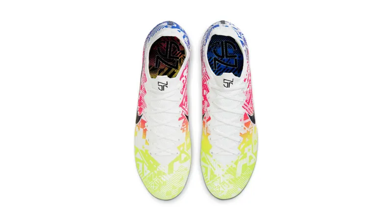Nike Mercurial Vapor 13 Elite Neymar Jr FG Jogo Prismatico White/Racer Blue-Volt-Black (AT7898-104)