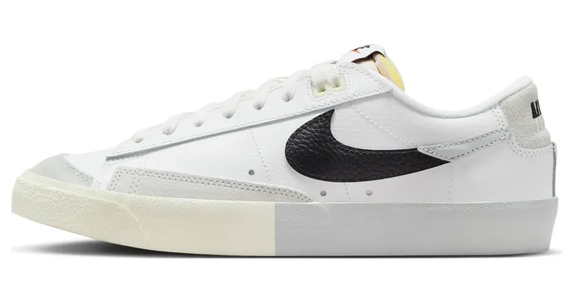 Nike Blazer Low ’77 Split “Summit White / Black / Light Silver” (DZ2544-100)