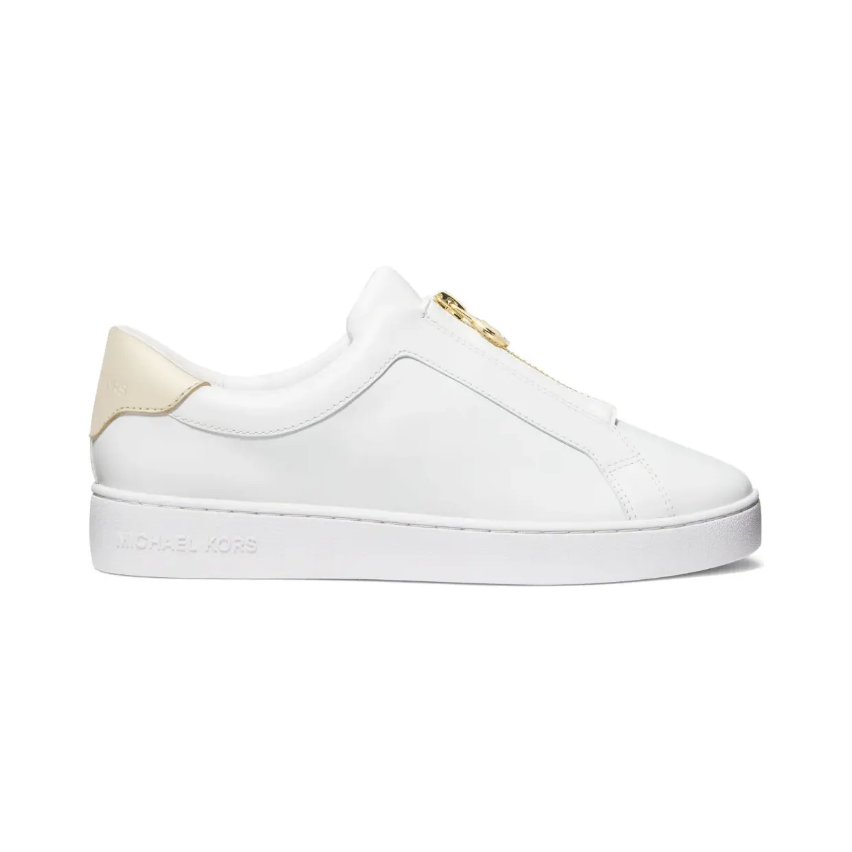 Michael Kors Keaton leren “White” (43R4KTFP4L)