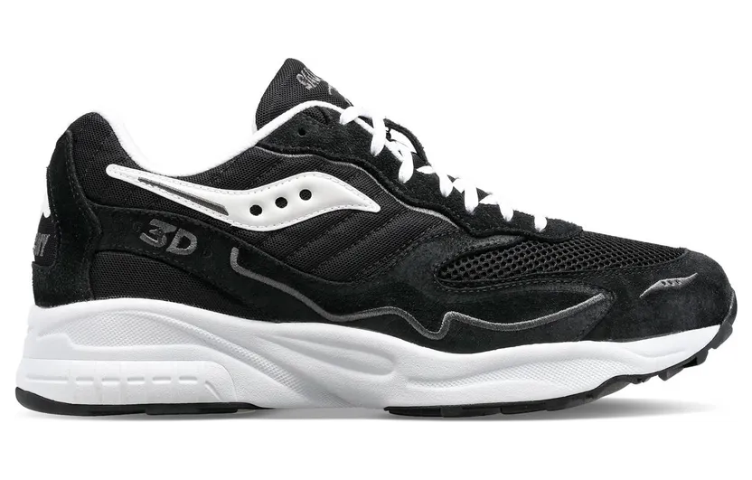 Saucony 3D Grid Hurricane Black White (S70699-2)