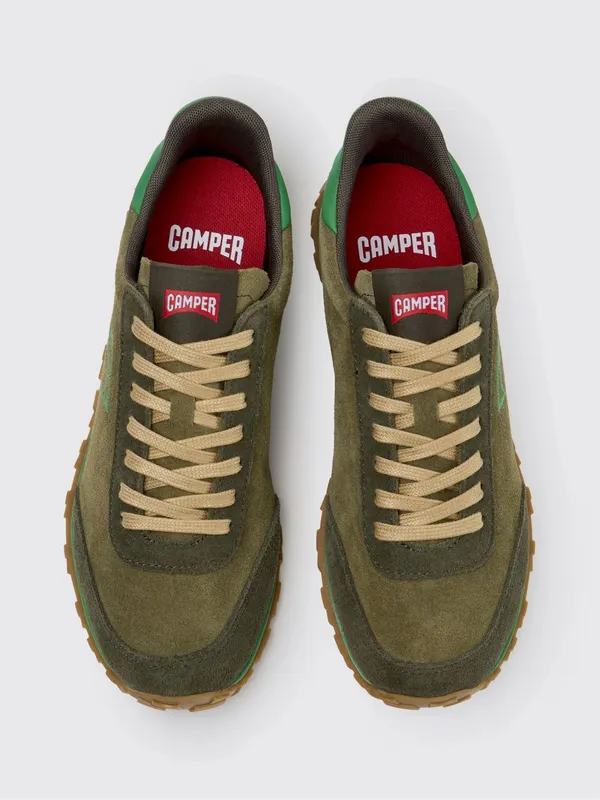 Camper Two-Tone Drift Walk Suede with Vibram Sole Green (K201885-007DRIFTWALK0)