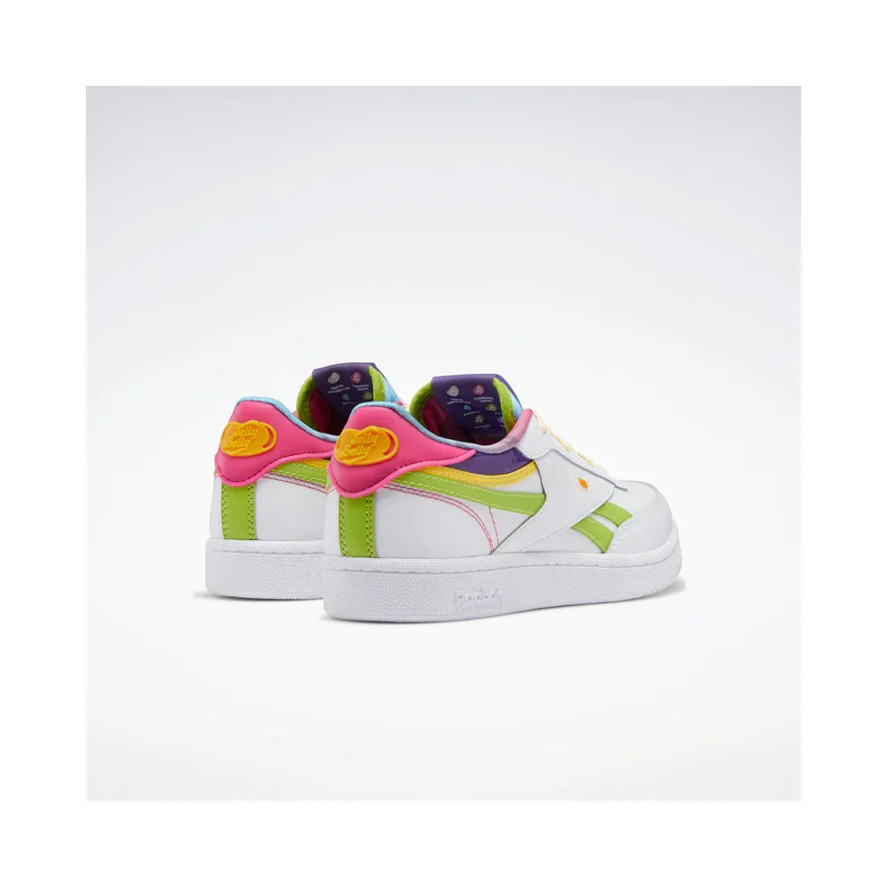 Reebok Jelly Belly Club C Revenge Shoes Cloud White / Sonic Green / Radiant Aqua