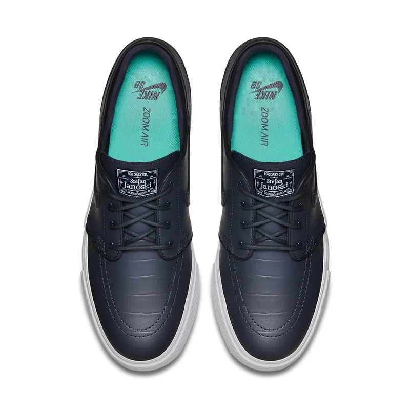Nike SB Stefan Janoski Zoom Blue Croc Dark Obsidian/Dark Obsidian-White-Crystal (708417-441)