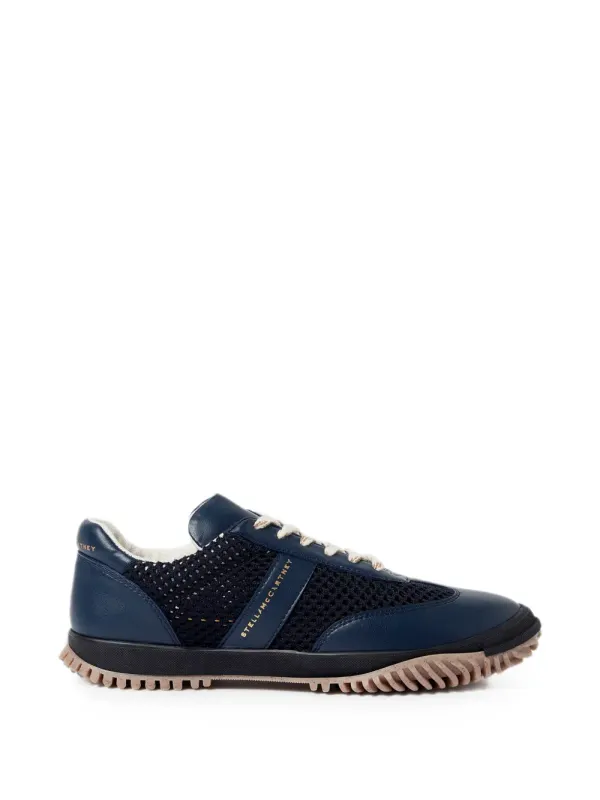 Stella McCartney Sneakers with mesh vlakken – Blue (810701E00322)