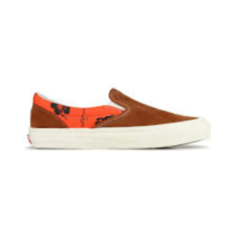 Vans Modernica x OG Classic Slip-On LX ‘Hawaiian’ Brown/Orange/Black (VN0A45JKVQJ)