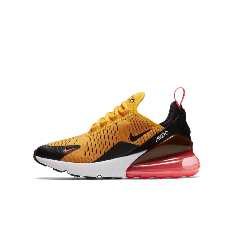 Nike Air Max 270 University Gold (GS) University Gold/Black-Hot Punch-White (943345-700)