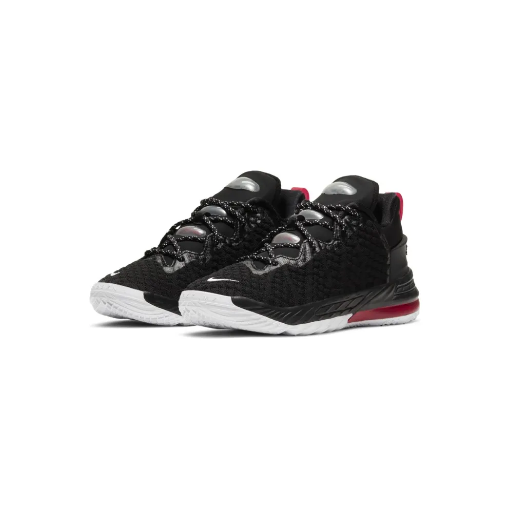 Nike LeBron 18 Bred (PS) Black/White-University Red (CT4710-001)