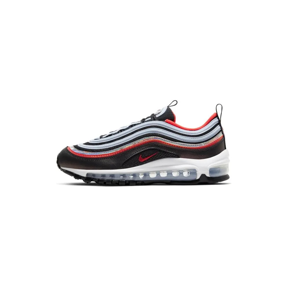 Nike Air Max 97 Off Noir Hydrogen Blue Laser Crimson (GS) Off Noir/Hydrogen Blue-White-Laser Crimson (CT1965-001)