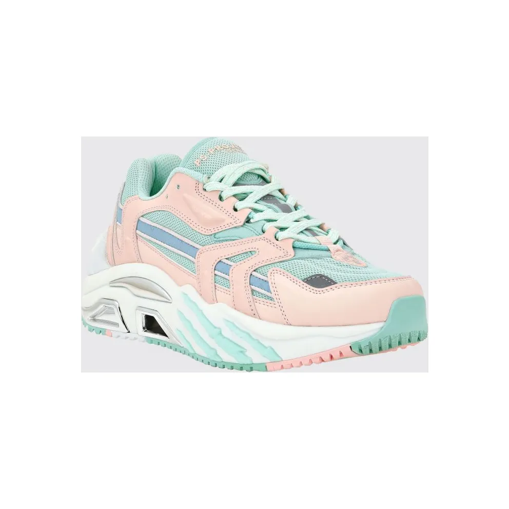 Plein Sport PS. Project Gen. X-01 in Leather and Mesh with Bicolor Design Blue (FABSUSC0328PTE003N0307)