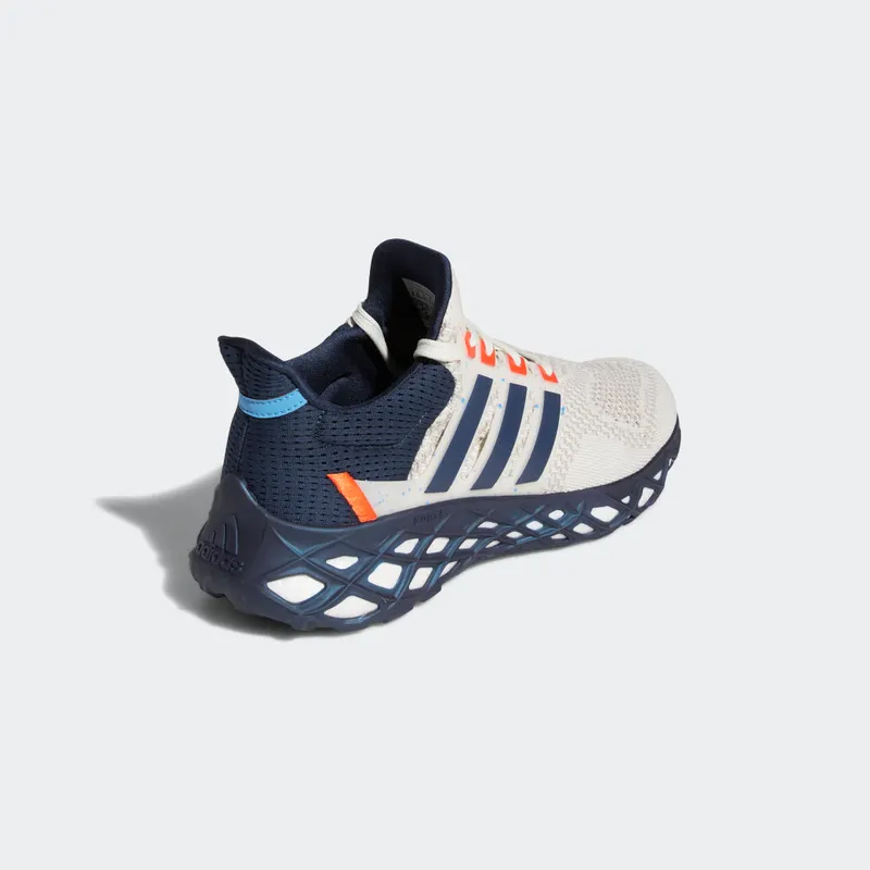 Adidas Ultraboost Web DNA Running Sportswear Lifestyle Chalk White / Collegiate Navy / Impact Orange (GX2135)