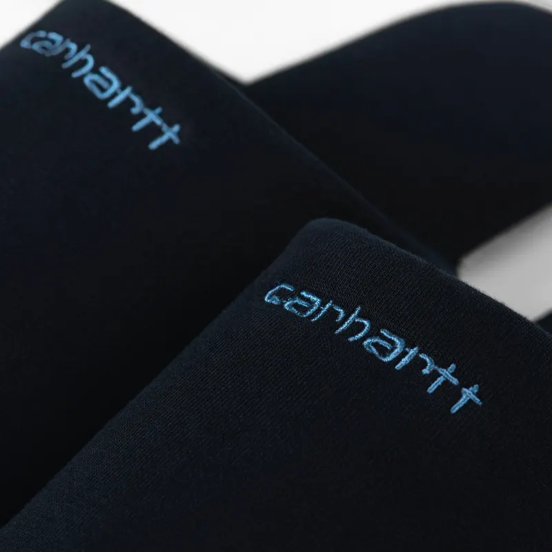 Carhartt WIP Script Embroidery Slides Astro / Icesheet (I029924.0JD.XX)
