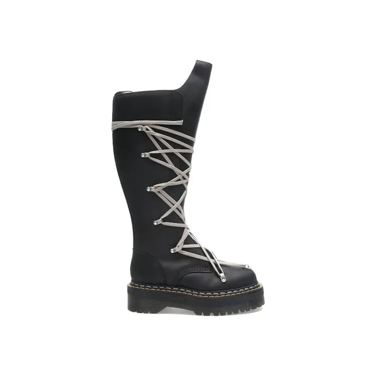 Dr. Martens 1460 DRKSHDW Quad Sole Pentalace Boot Rick Owens Black (DM02E6811 0001 09)
