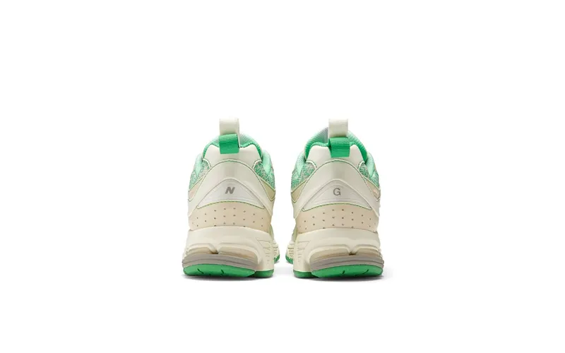 New Balance 2002R GANNI Turtledove – “Cream / Green” (M2002RGC)
