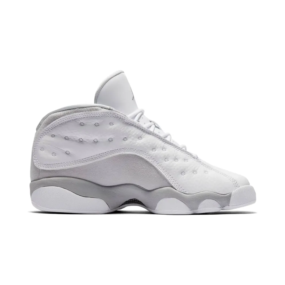 Jordan 13 Retro Low Pure Platinum (GS) White/Metallic Silver (310811-100)