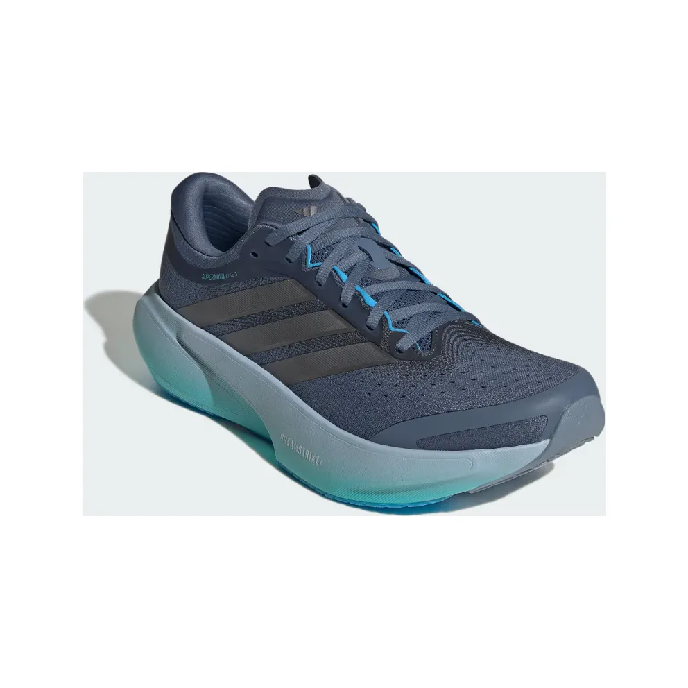 adidas Supernova Rise 3 Running “Tech Ink / Iron Metallic / Lucid Aquamarine” (KK1925)