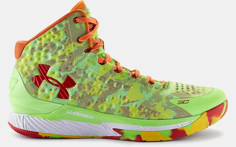 Under Armour UA Curry 1 Candy Reign Hyper Green/Team Orange (1258723-390)