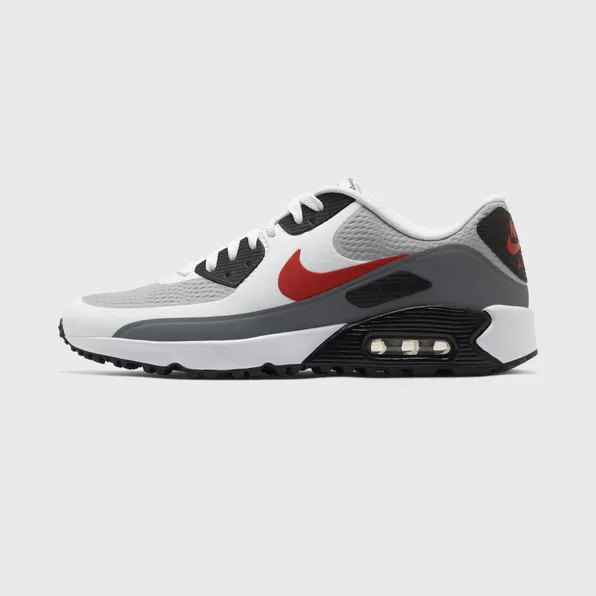 Nike Air Max 90 Golf White Light Smoke Grey Red