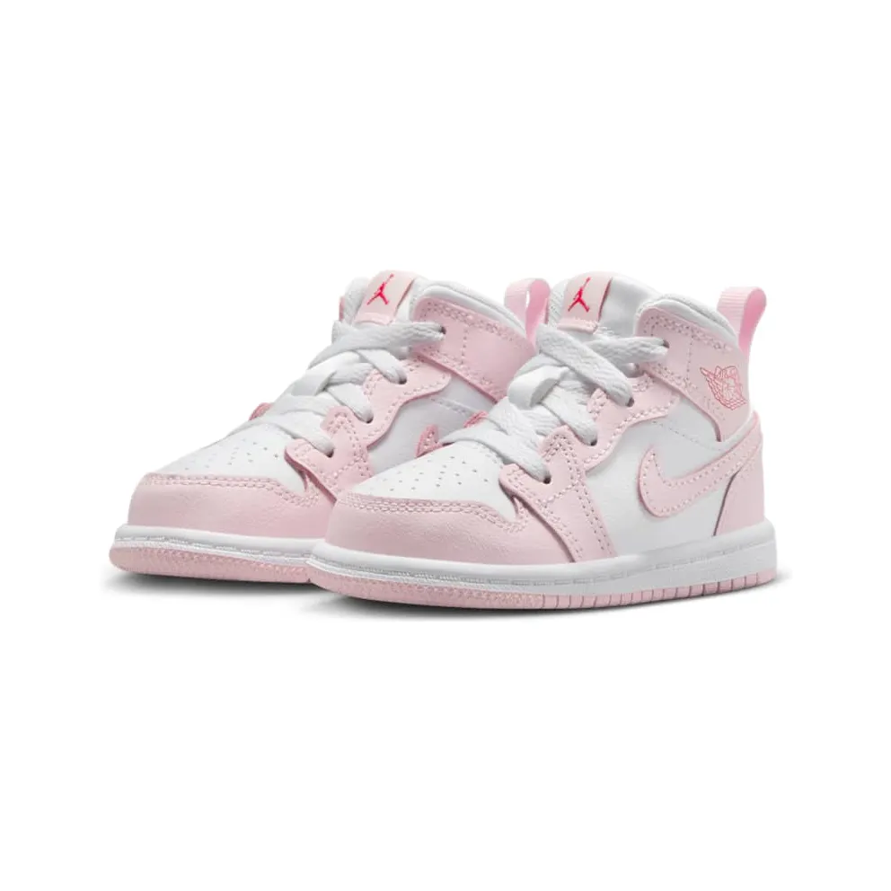Jordan 1 Mid Pink Foam Fire Red (DQ8425-608)