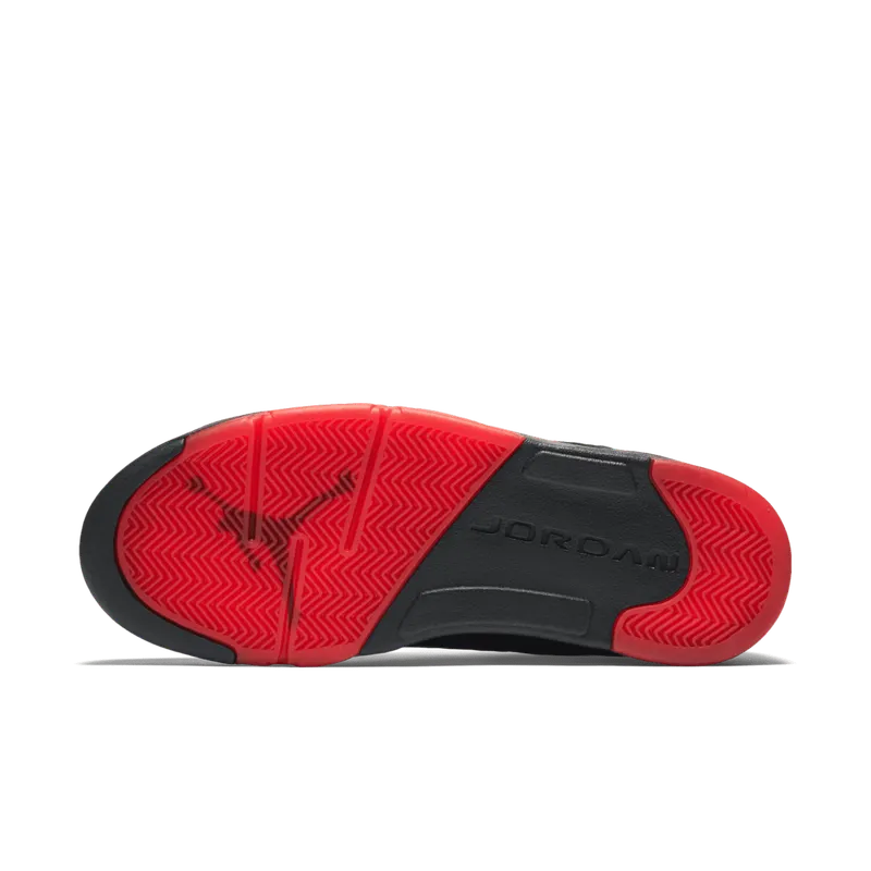 Jordan 5 Retro Low Alternate 90 Black/Gym Red-Metallic Hematite (819171-001)