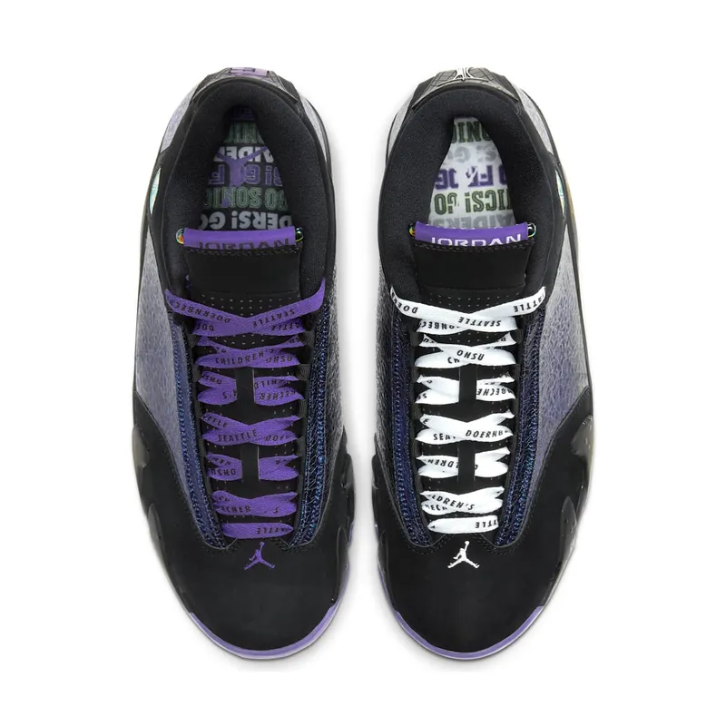 Jordan 14 Retro Doernbecher (2019) Black/Multi-Color (CV2469-001)