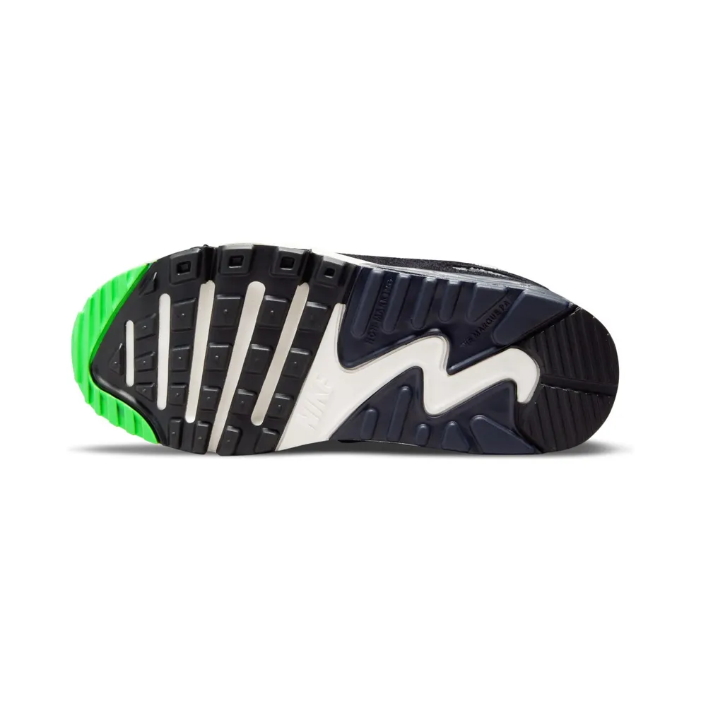 Nike Air Max 90 Ltr SEen “Black / Scream Green / Summit White / Obsidian” (DN4377-001)
