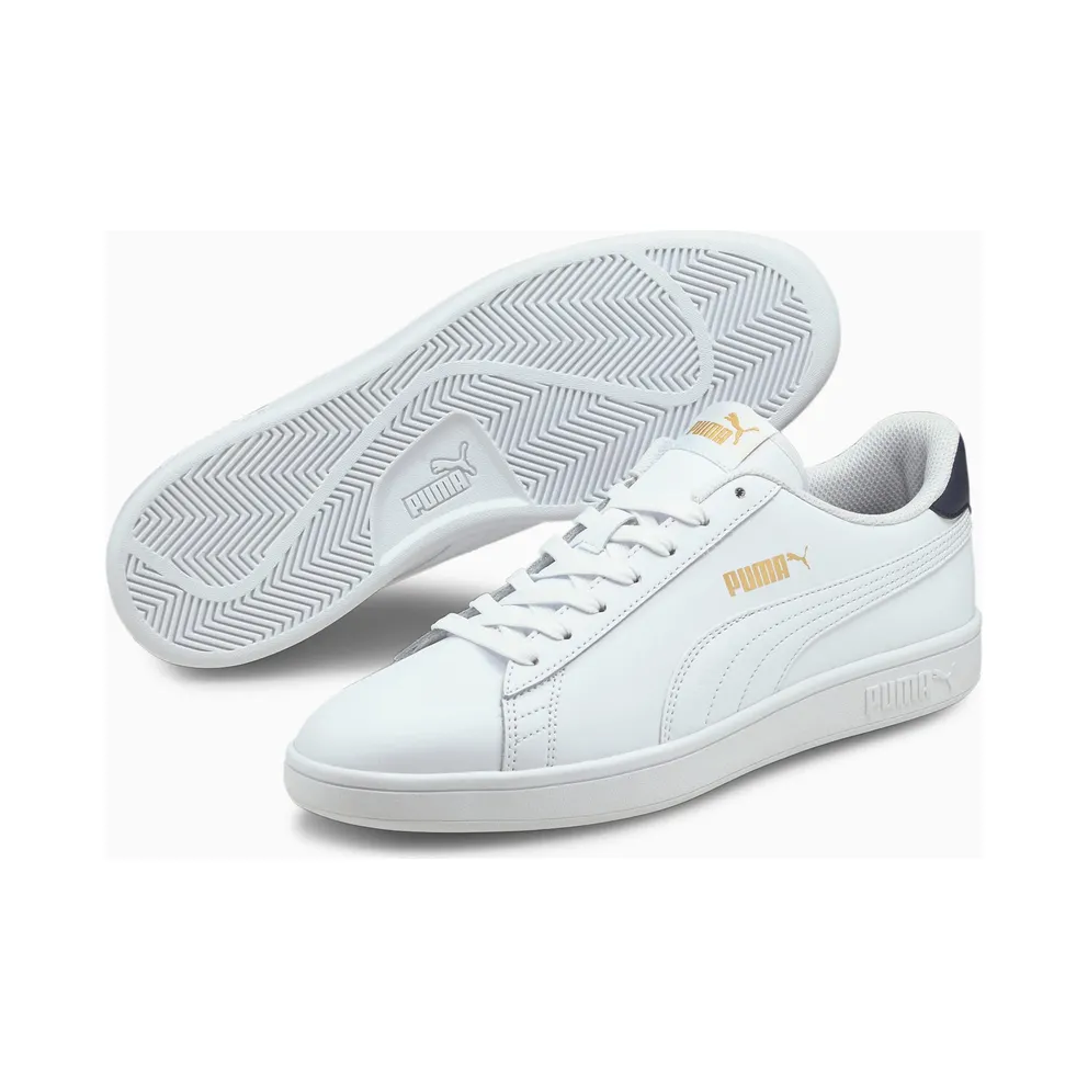 Puma Smash v2 leren Gold/Blue/White (36521535)