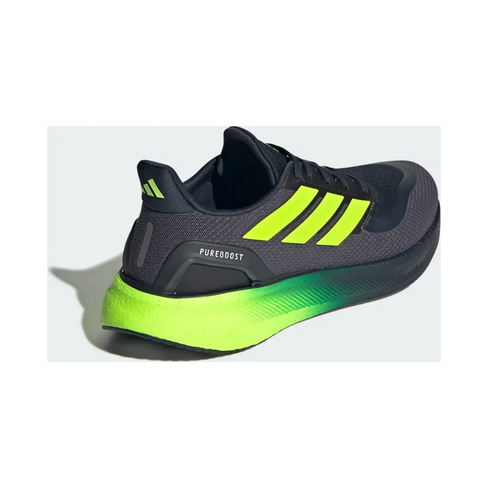 Adidas Pureboost 5 Running Shoes Aurora Ink / Lucid Lemon / Grey Strata (JH6446)