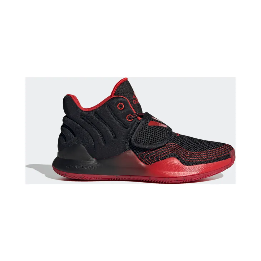 adidas Deep Threat Primeblue Basketballschuh Core Black / Vivid Red / Core Black (GZ0096)