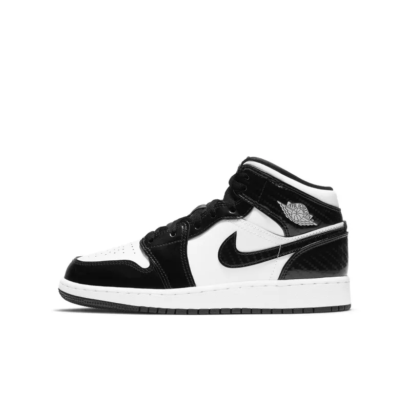Jordan 1 Mid SE All-Star (2021) (GS) Black/White-Black (DD2192-001)