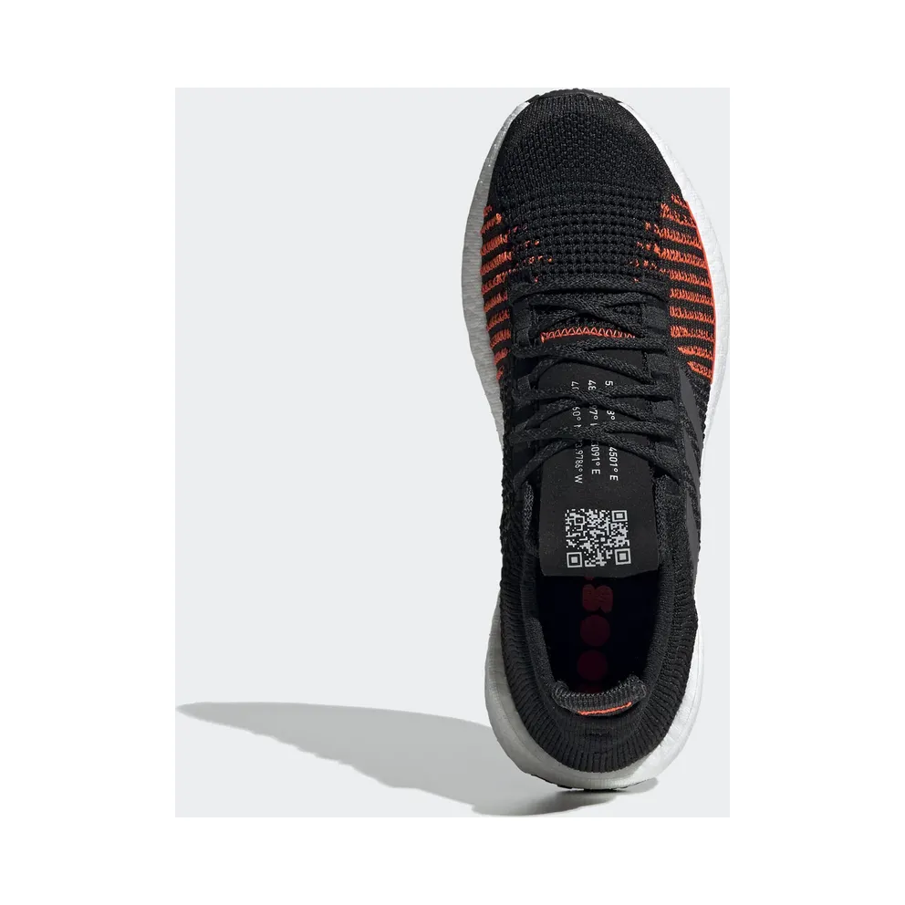 adidas Pulseboost HD Core Black Core Black/Grey/Solar Red (FU7333)