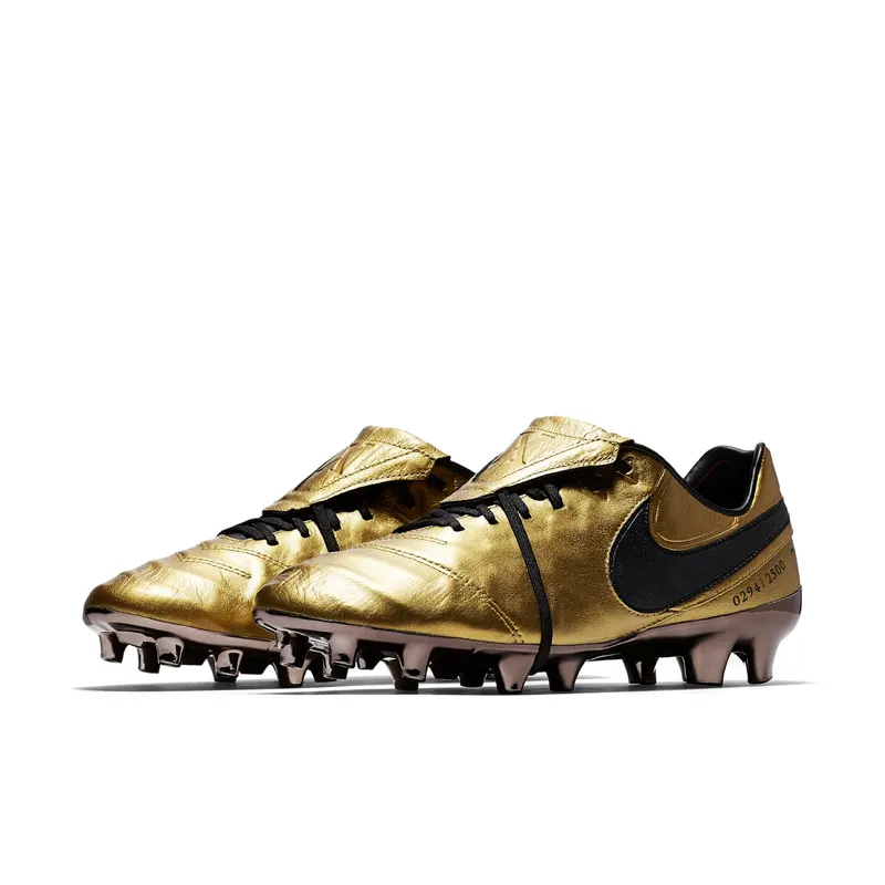 Nike Tiempo Legend VI SE FG Totti x Roma Metallic Gold/Team Crimson-Black (AA0612-706)