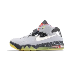 Nike Air Force Max 2013 PRM QS ‘Area 72’ Wolf Grey/White-Anthracite-Total Crimson (597799-001)