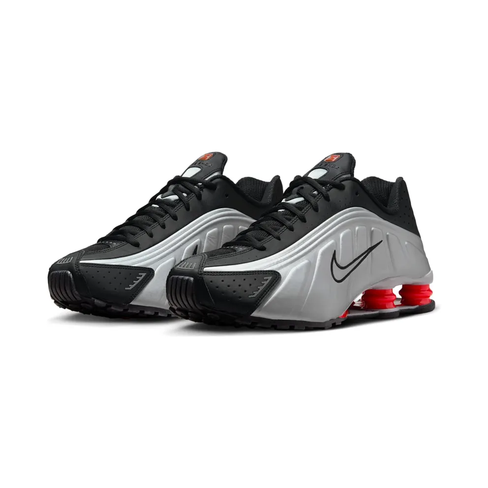 Nike Shox R4 Silver Black Red (BV1111-008)