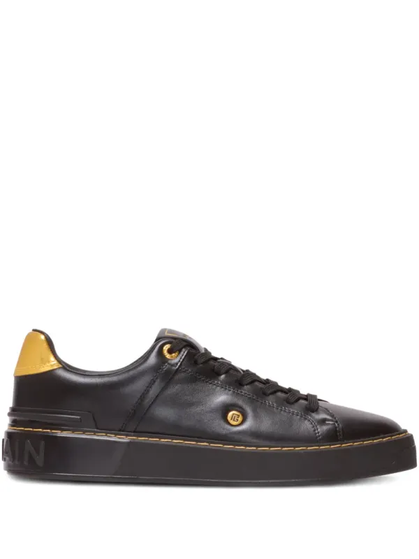 Balmain B-Court leren – Black (FN1VI752LNSS)