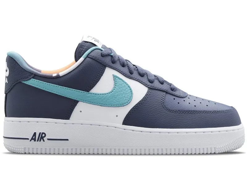 Nike Air Force 1 Low ’07 LV8 EMB Thunder Blue Washed Teal (DM0109-400)