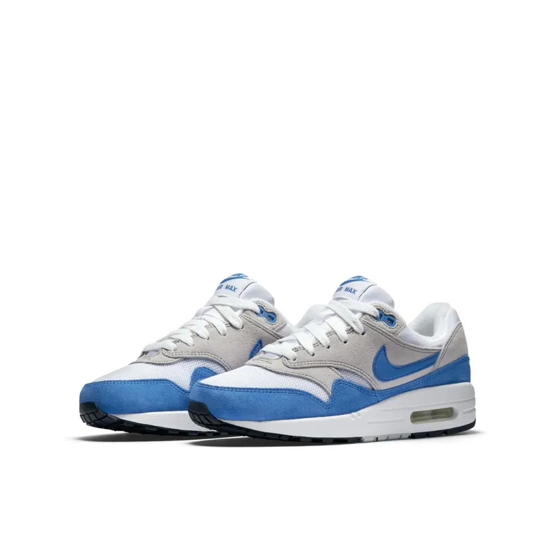 Nike Air Max 1 White Sport Royal (GS) (2015) (555766-147)