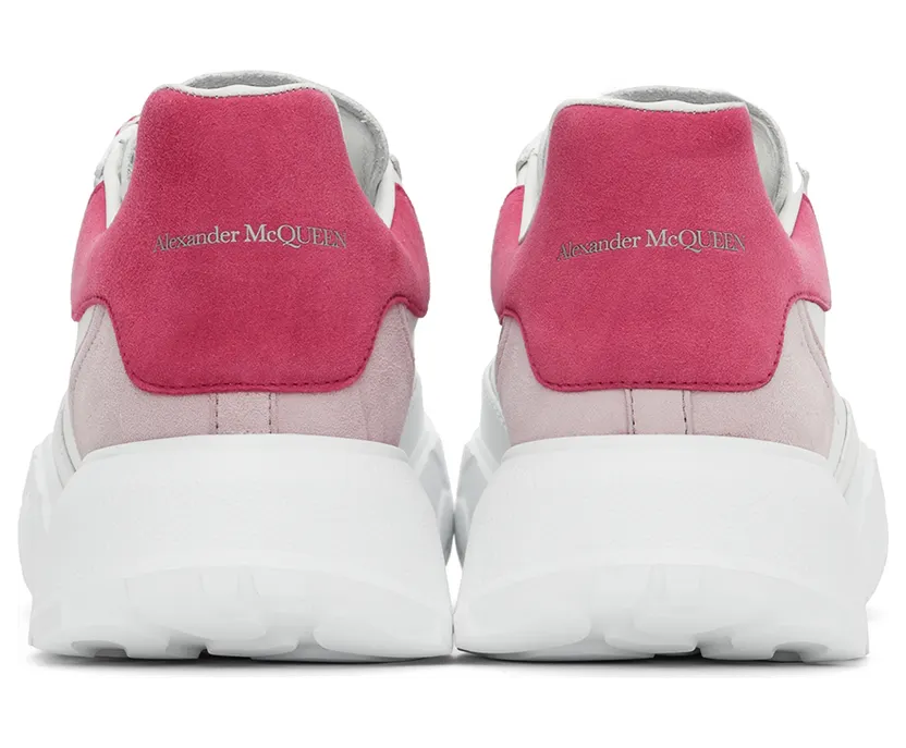 Alexander McQueen White & Pink Court Trainer Sneakers (633915WIA9D) (4)