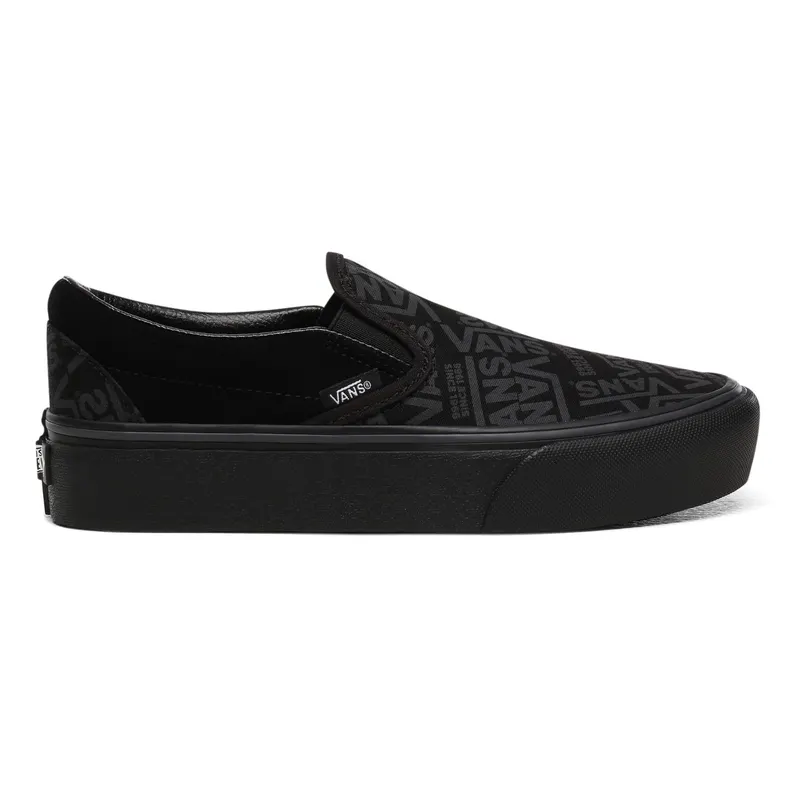 VANS Vans 66 Classic Slip-on Platform Shoes (Black)