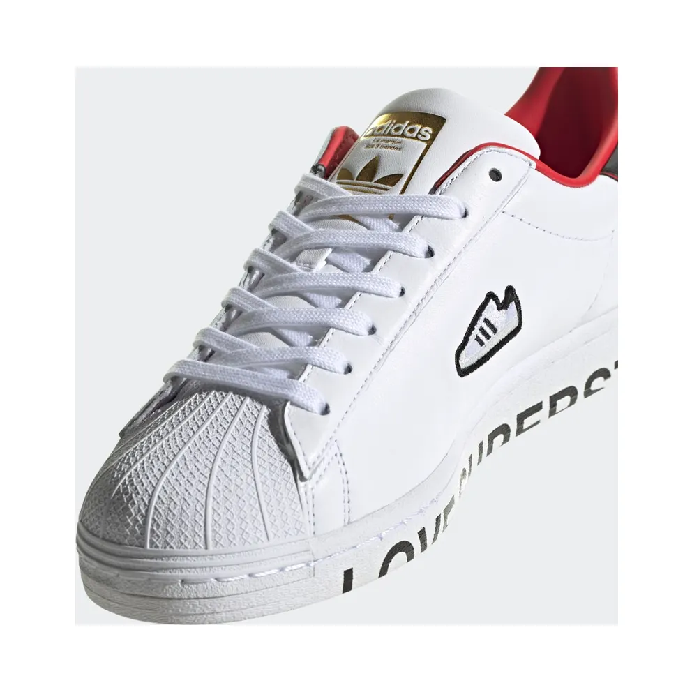adidas Superstar Valentines Day White (2020) Cloud White/Core Black/Scarlet (FW6384)