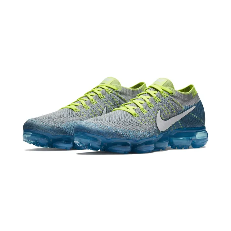 Nike Air Vapormax Flyknit Wolf Grey Chlorine Blue (849558-022)