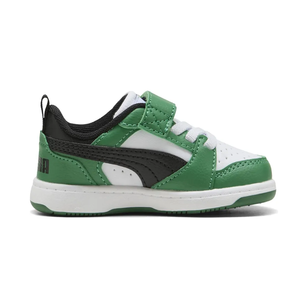 Puma Rebound v6 Lo “Puma White / Puma Black / Archive Green” (397420_05)