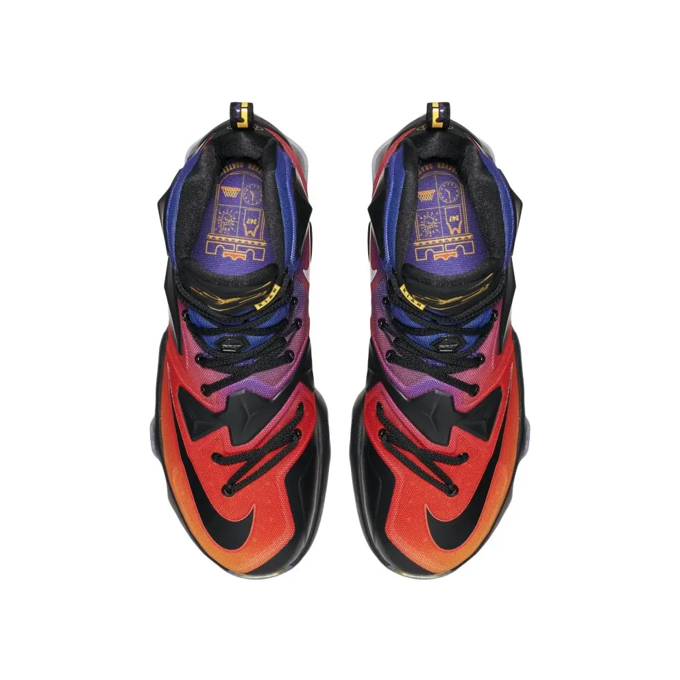 Nike LeBron 13 Doernbecher Laser Orange/Court Purple-Black (838989-805)