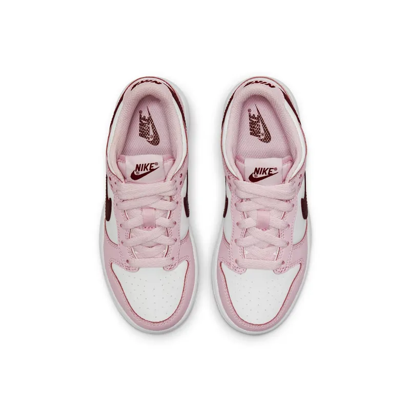Nike Dunk Low Pink Red White (PS) (CW1588-601)