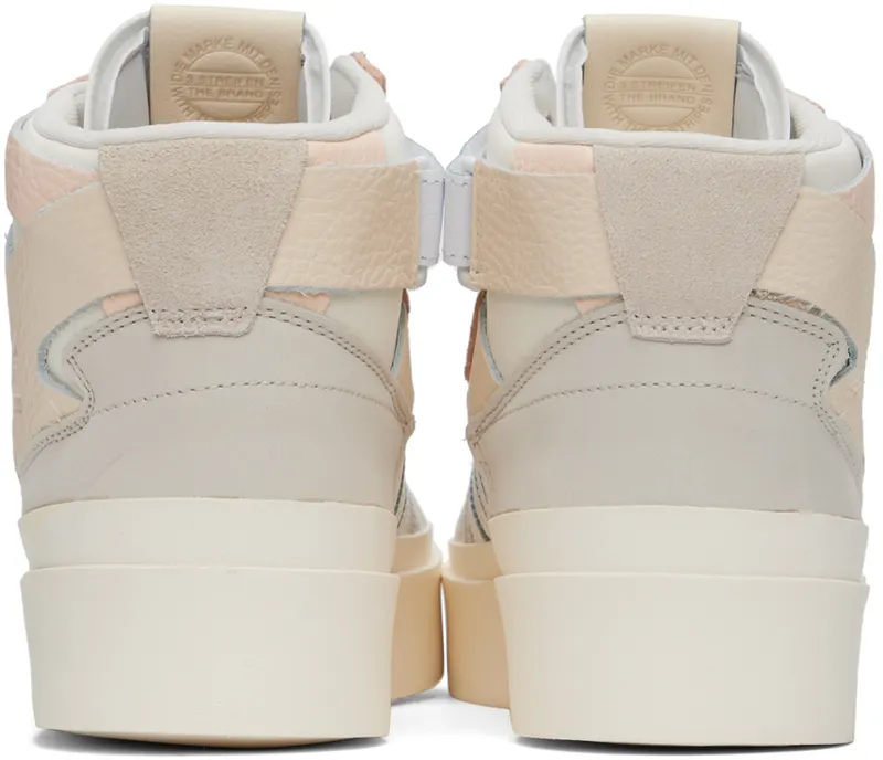 Adidas Forum Bonega Mid Ecru Tint / Cloud White / Bliss Orange (GW7061)