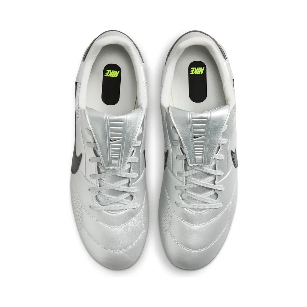 Nike Premier 3 FG Metallic Silver Black Volt (AT5889-004)