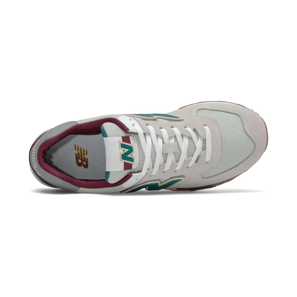 New Balance ML574 PR2 Grey / Burgundy (ML574PR2)