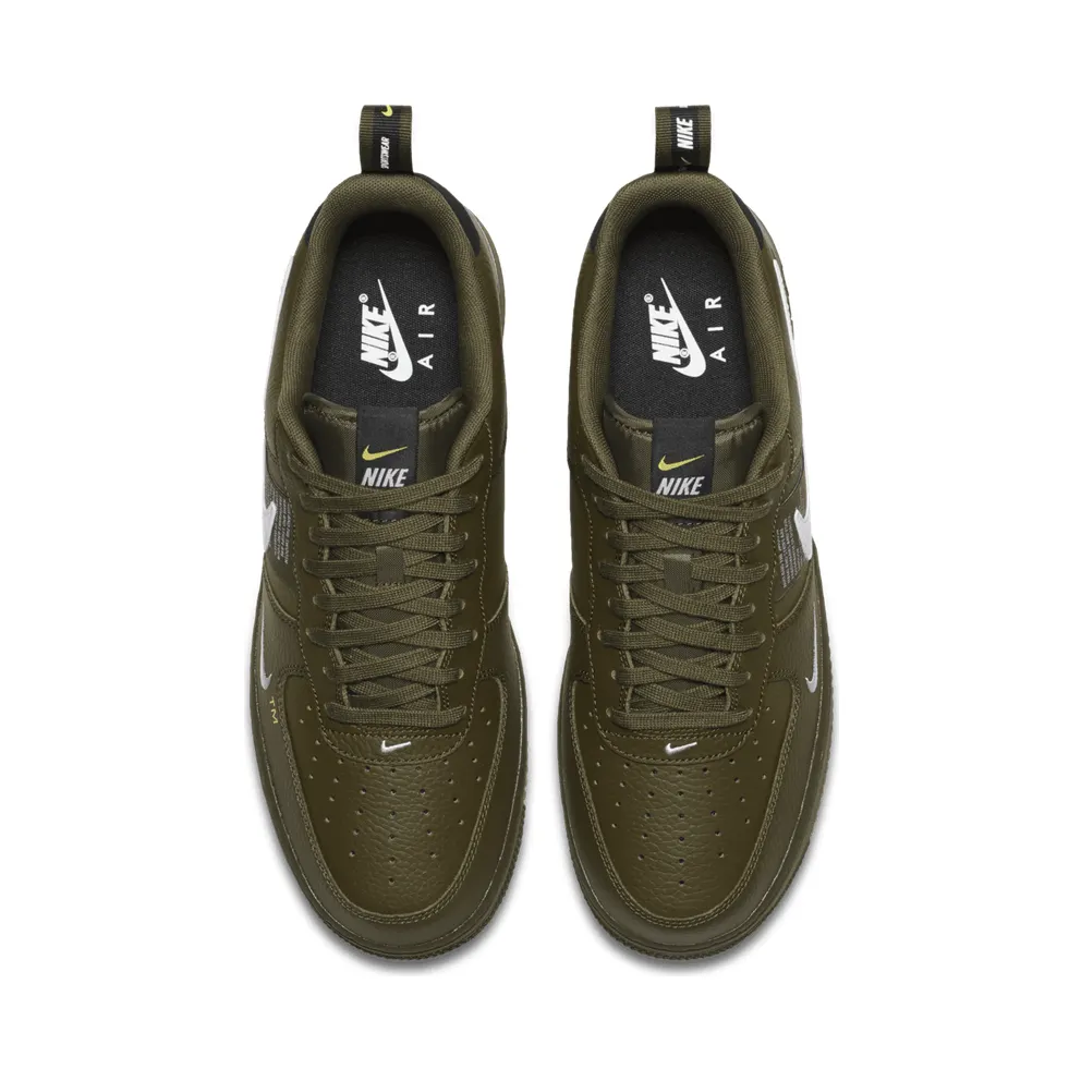 Nike Air Force 1 Low Utility Olive Canvas Olive Canvas/Black-White-Tour Yellow (AJ7747-300)
