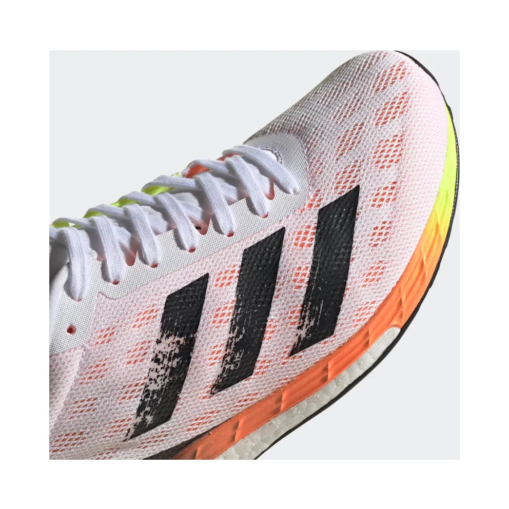 adidas Adizero Boston 9 Cloud White / Core Black / Screaming Orange (H68741)